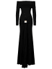 Moda Minx Abendkleid Samantha Off Shoulder Dress in black