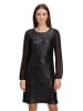 BETTY & CO Partykleid mit Pailletten in Schwarz