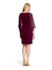 Vera Mont Cocktailkleid mit Raffung in Strong Aubergine