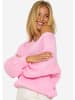 SASSYCLASSY Oversize Strick-Pullover in rosa