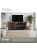 tectake TV-Board Galway 110 x 41,5 x 50,5 cm, Industrial Holz dunkel, rustikal