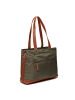 The Chesterfield Brand Lavik Shopper Tasche Leder 36 cm in steel green