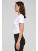 Merchcode Cropped T-Shirts in white