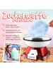 Gourmet Maxx Zuckerwatte-Maschine 500W rot/weiß  Weiß