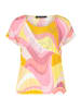 Betty Barclay Printshirt mit Gummizug in Rosé/Yellow
