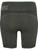 Hummel Sportshorts "Hmlte Christel Seamless Shorts" in Grün