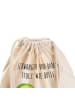 Mr. & Mrs. Panda gymnastiktasche Avocado Schwangerschaft mit Spruch in Creme