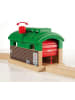 Brio Aktionsspiel BRIO World - Lokschuppen mit Rolltor Ab 3 Jahre in bunt