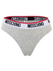 Moschino Slip 2er Pack in Grau