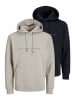 Jack & Jones Sweatshirt / Hoodie Star in Schwarz / beige