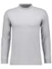 Ragman Langarm-T-Shirt in grau