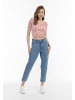 myMo Damen Blusenshirt in Rosa Mehrfarbig