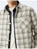 KOTON Shirt in Beige Kariert