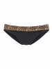 LASCANA Bikini-Hose in schwarz-leo