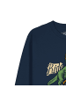 wat? Apparel Sweatshirt T-Rex Fahrrad in Dunkelblau