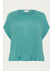 KAFFE curve Kurzarm-Bluse KCami Loose fit in Teal