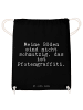 Mr. & Mrs. Panda Gymnastiktasche Meine Böden sind nicht... mit S... in Schwarz