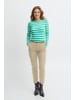 b. young Langarm-Shirt BYPAMILA Slim fit in Ming Green Mix