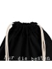 Mr. & Mrs. Panda Sportbeutel Nur die besten Eltern... mit Spruch in Schwarz