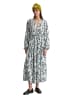 Marc O'Polo Stufenkleid mit Allover-Print relaxed in Light Blue
