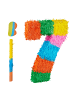 relaxdays 3-tlg. Pinata Set "Zahl 7" in Bunt