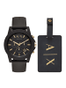 Armani Exchange Armbanduhr The Chronograph with Golden Details in schwarz