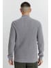 BLEND Warmer Strickpullover mit halbem Reißverschluss BHCodford in Grau