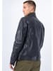 Wittchen Natural leather jacket in Dark blue