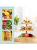 relaxdays Etagere in Natur - (H)25 x Ø30 cm