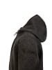 Schmuddelwedda Jungen Strickfleecejacke in Grau Melange