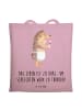 Mr. & Mrs. Panda Jutebeutel Igel Wein mit Spruch in Rosa Pastell