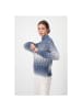 monari Pullover in smokey blue gemustert