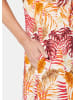 GOLDNER Druckkleid Elastisches Jerseykleid mit modischem Druck in hagebutte / mandarine / gemustert