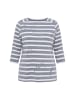Ulla Popken Shirt in mittel grau melange