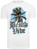 Mister Tee T-Shirt "Beach Vibe Tee" in Weiß