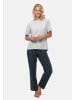 Schiesser Schlafanzug Cotton in Blau gestreift / Grau