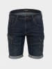 KOROSHI Herren denim shorts schnitte in blau