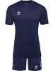 Hummel Trainingsanzug "Hmllogo Set" in Blau