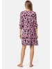 PM SELECTED Kleid in Schwarz-Rosa