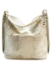 Florence Beuteltasche, Shopper Leder beige ca. 41cm