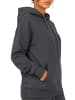 Reichstadt Damen Relaxed Fit Hoodie Marken-Stick in Anthracite