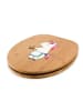 Mr. & Mrs. Panda Toilettendeckel Einhorn Muffin ohne Spruch in Braun