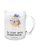 Mr. & Mrs. Panda Teetasse Eule Matrose mit Spruch in Transparent