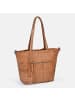 FREDs BRUDER Streifenhörnchen Shopper Tasche Leder 44 cm in sand