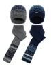 Cipo & Baxx Strickset (4-tlg.) in GREY-NAVYBLUE