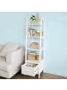 SoBuy Bücherregal in Weiß - (B)44 x (H)160 x (T)40cm