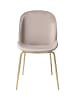Kayoom Stuhl Charlize 2erSet in beige - messing