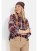 Camel Active Karobluse mit Stehkragen in Rot-Lila