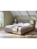 Beliani Doppelbett LAURESSES in Beige - (W) 148 x (H) 76 x (L) 214 cm