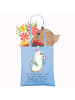 Mr. & Mrs. Panda Tragetasche Biologin Herz mit Spruch in Sky Blue
